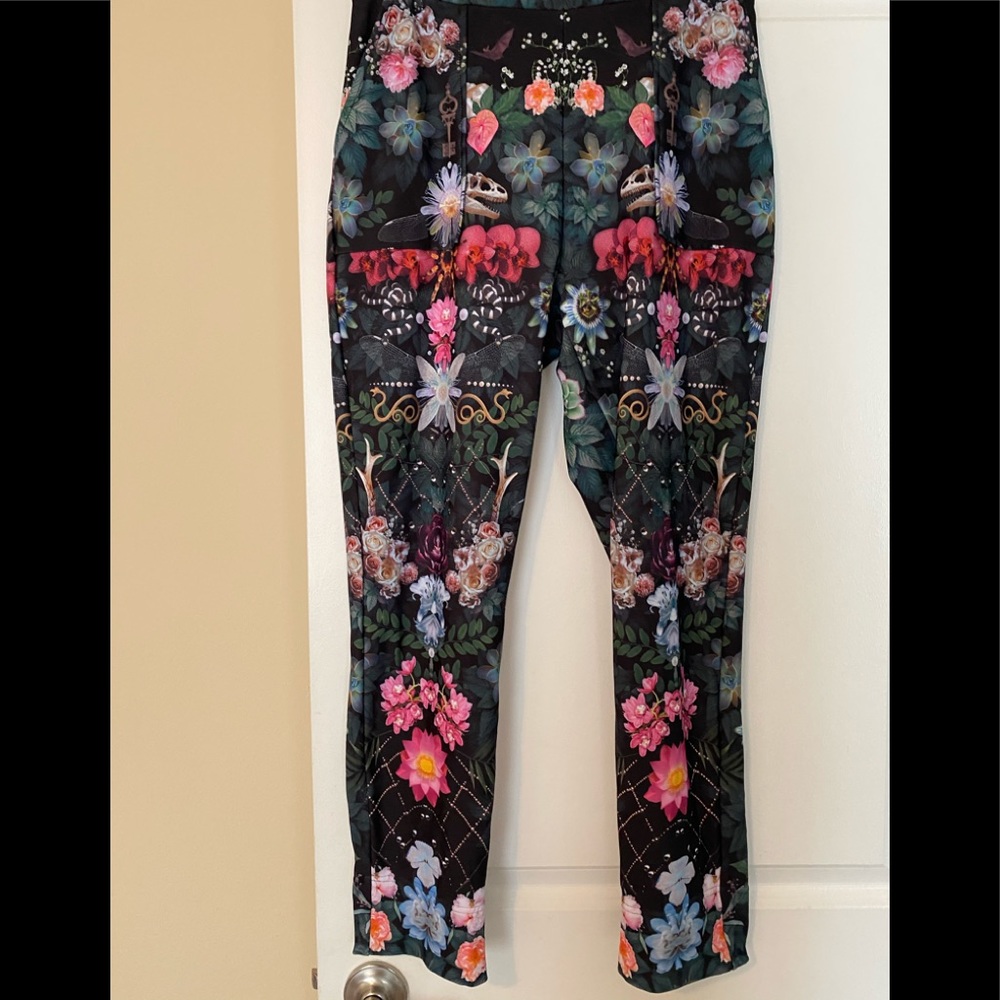 Blackmilk garden skeleton pants M